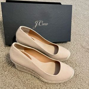 Canvas espadrille wedges